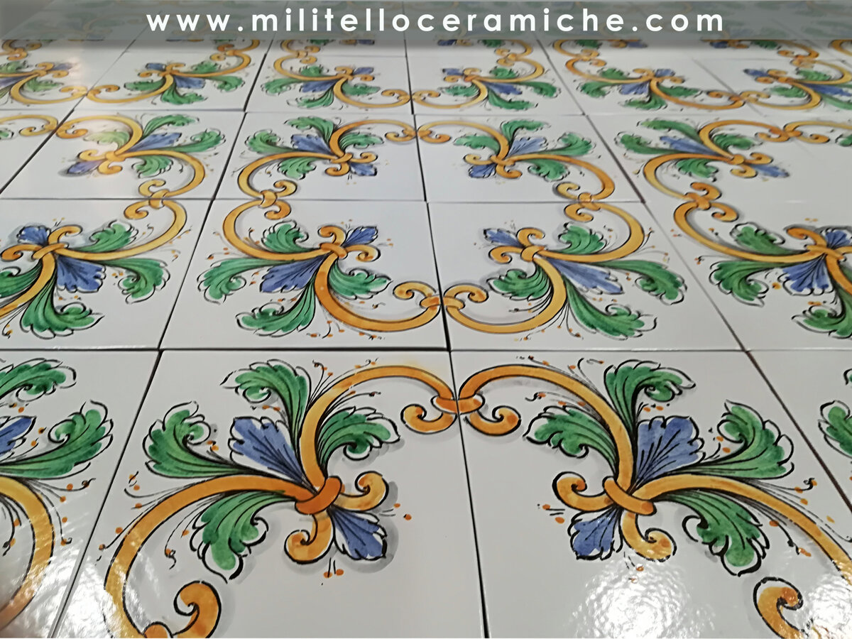 Portacandele In Ceramica Dipinto A Mano - Motivo Casette In Mattoni | Colore Grigio Mattone - Foto 9